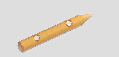 Ultem (root beer) sharp punch w/magnet - 5 pack