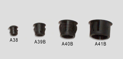1/2in LOCKING plug black hard plastic
