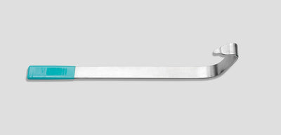 24in Flat bar 200 degrees dbl. bend 1-1/4in x 1/4in fender lip tool w/caps