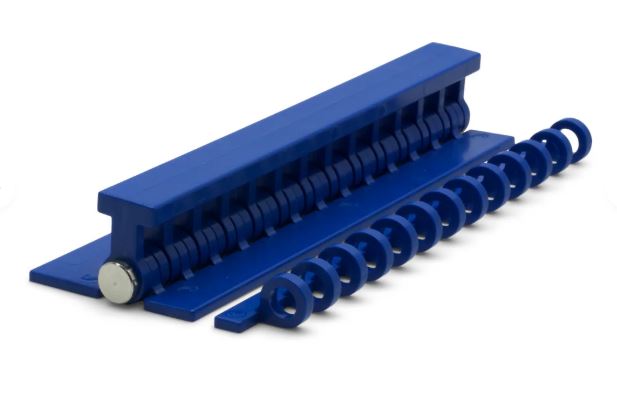 Keco 150 mm (5.75 in) Blue Flexible Hinge Tab Set