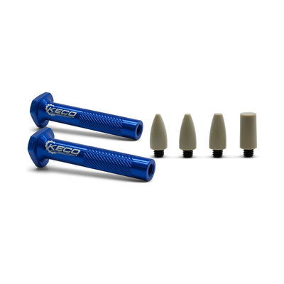 KECO Aluminum 3 inch Knockdown Strikers with PEEK Tip Assortment