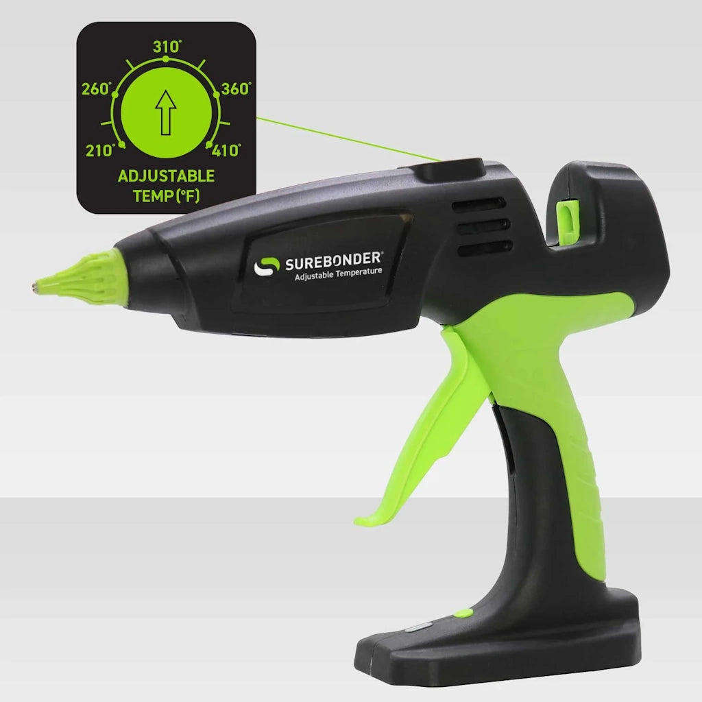 SUREBONDER PRO2-200 200W Adjustable Temperature Full Size 18V Cordless Hot Glue Gun