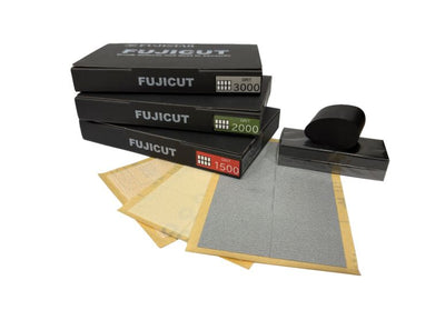 Fuji Star Fujicut Starter Kit (Fine) Inc. 1x 1500, 1x 2000, 1x 3000 grit boxes , 2x blocks