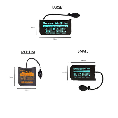 Air Pump Up Wedge Bag