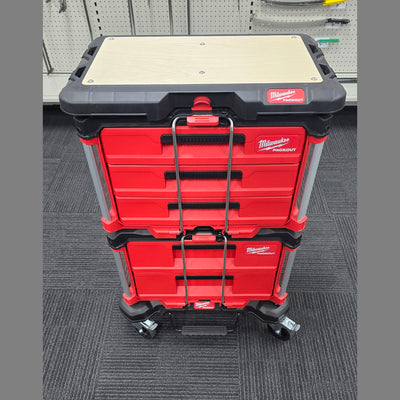 Milwaukee Packout Kit - inc. 5 drawers, wheels and plywood top