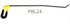 Dentcraft 24 inch Sharp Brace Tool - Left