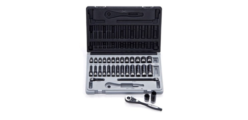 Dual Action 31 Piece Metric 1/4 Drive 6-Point