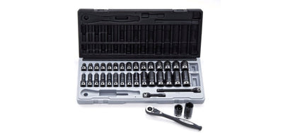 Dual Action 35 Piece Metric 3/8 Drive 6-Point