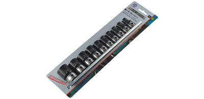Dual Action 10 Piece Metric 1/2 Drive 6-Point Standard