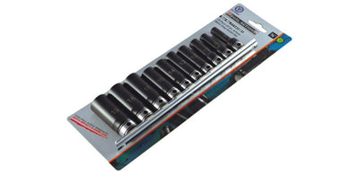 Dual Action 10 Piece Metric 3/8 Drive 6-Point Deep