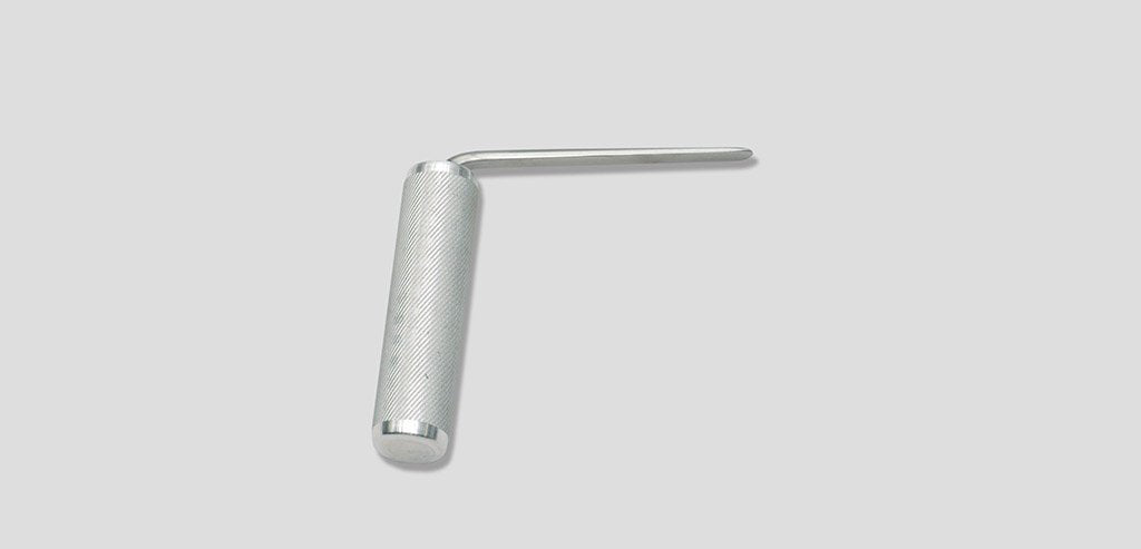 Ultra 3.5in Hail pistol 0 degrees 3-1/2in blade w/knurled aluminum handle