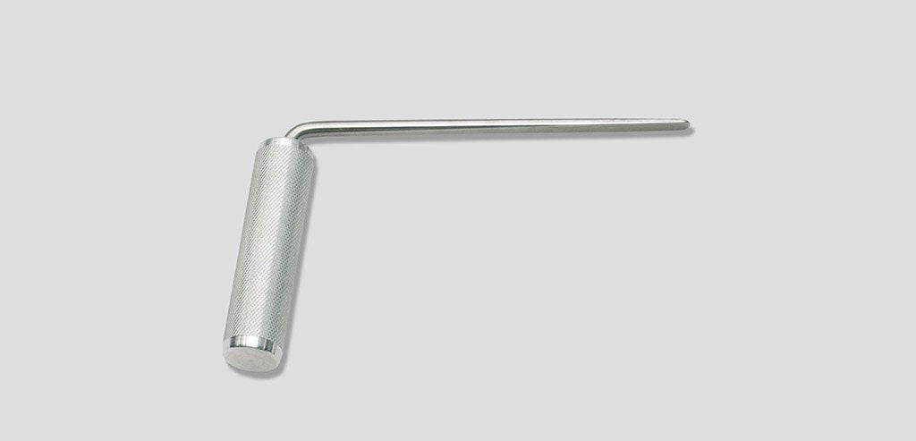 Ultra 6in Hail pistol 0 degrees 6in blade w/knurled aluminum handle
