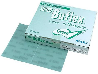 Kovax Super Buflex for Dry Application Green K2000 grit 130mm x 170mm