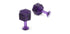 Dent Reaper Dead Center 8 mm Purple Hex Tabs (10 Tabs)