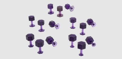 Dent Reaper Dead Center Variety Pack Purple Hex Tabs (15 Tabs)