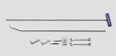 84in Bertha 2-pc. Dbl Bend 3/4in Diam., 5-1/2in x 2-1/2in , 75 Degree Blade