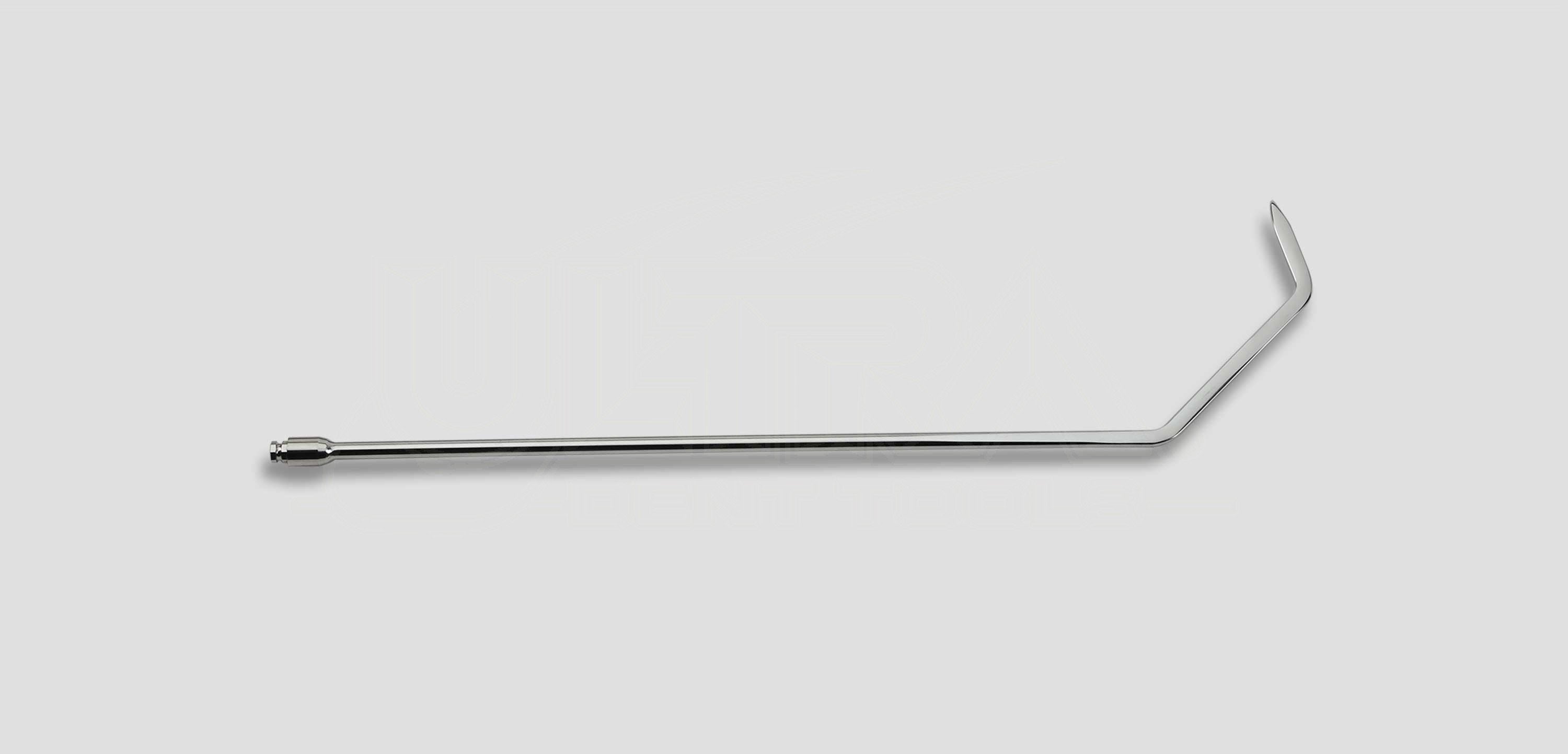 24in Hooked double bend 65 degrees 3/8in diameter, 4inx2-1/4in sharp blade