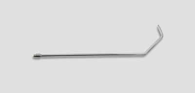 24in Hooked double bend 65 degrees 3/8in diameter, 4inx2-1/4in sharp blade