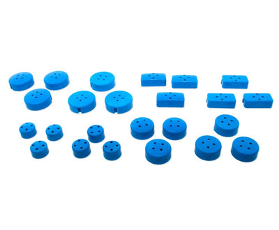 Keco Pivot Tips, Pivoting Tips Variety Pack - Fits R4 (Dentcraft) Tips (24 pce)