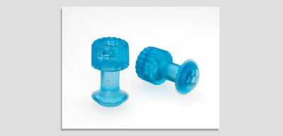 Keco Ice tab 8mm translucent blue - 5 Pack