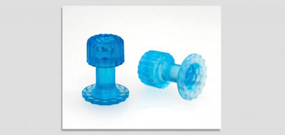 Keco Ice Dent Tab 16MM Translucent Blue - 5 Pack