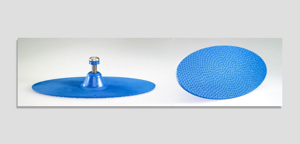 Keco Supertab 3 x 6in Blue Smooth Oval Glue Tab