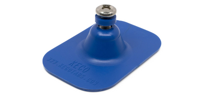 Keco Supertab 2 x 3in Blue Smooth Rectangle Glue Tab