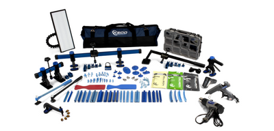 Keco Level 2 Glue Pull Collision Manager Kit with Portable Shop Light and Bag