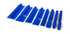 Keco Centipede® Variety Pack Blue Flexible Crease Glue Tabs (12 Pieces)