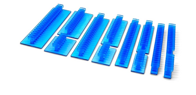 Keco Centipede® Variety Pack Ice Flexible Crease Glue Tabs (12 Pieces)