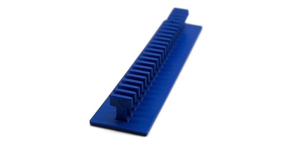 Keco Centipede® 38 x 156 mm (1.5 x 6 in) Blue Flexible Crease Glue Tab