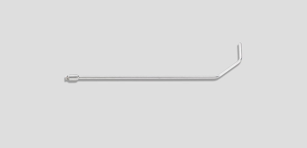 Ultra 18in Bendable hook 90 degrees 5/16in diameter, 3-1/4in x 2in ball tip