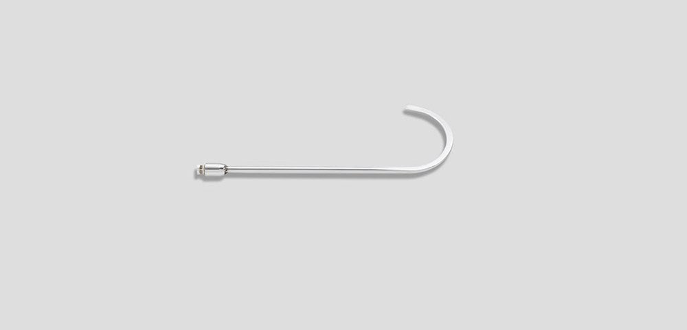 Ultra 12in Bendable hook 160 degrees 5/16in diameter, 6in knife-edged blade