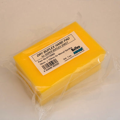 Kovax Buflex Dry Hand Pad to suit Super Buflex Sheets Manual Sanding 78mm x 123mm