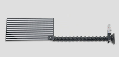 Small striped reflection board, 6in x 12in with 3in suction cup