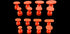 Aussie PDR bloody orange variety pack - 16 tabs