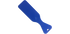 Keco Blue Rigid Crown Slapper Plastic Body Spoon
