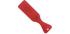 Keco Red Flex Crown Slapper Plastic Body Spoon