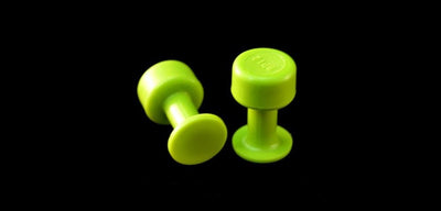 Black Plague 5 pack Gang Green Smooth Series Round Glue Tab - 12mm
