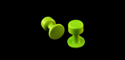 Black Plague 5 pack Gang Green Smooth Series Round Glue Tab - 15mm