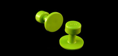 Black Plague 5 pack Gang Green Smooth Series Round Glue Tab - 20mm