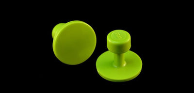 Black Plague 5 pack Gang Green Smooth Series Round Glue Tab - 25mm
