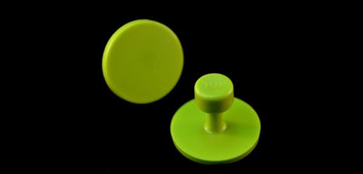 Black Plague 5 pack Gang Green Smooth Series Round Glue Tab - 30mm
