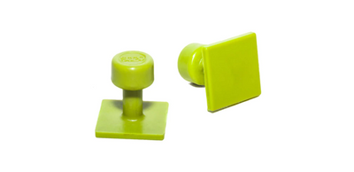 Black Plague Green 5 pack Smooth Series Square Glue Tab - 20mm