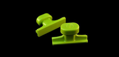 Black Plague 5 pack Skinny Gang Green Smooth Series Crease Tab - 38mm