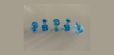 Black Plague 5 pack Ice Series Round Glue Tab - 12mm