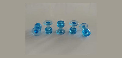 Black Plague 5 pack Ice Series Round Glue Tab - 15mm