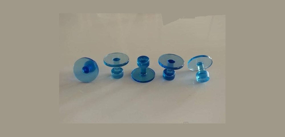 Black Plague 5 pack Ice Series Round Glue Tab - 25mm
