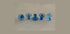 Black Plague 5 pack Ice Series Round Glue Tab - 25mm
