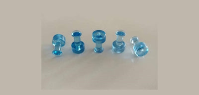 Black Plague 5 pack Ice Series Round Glue Tab - 9mm